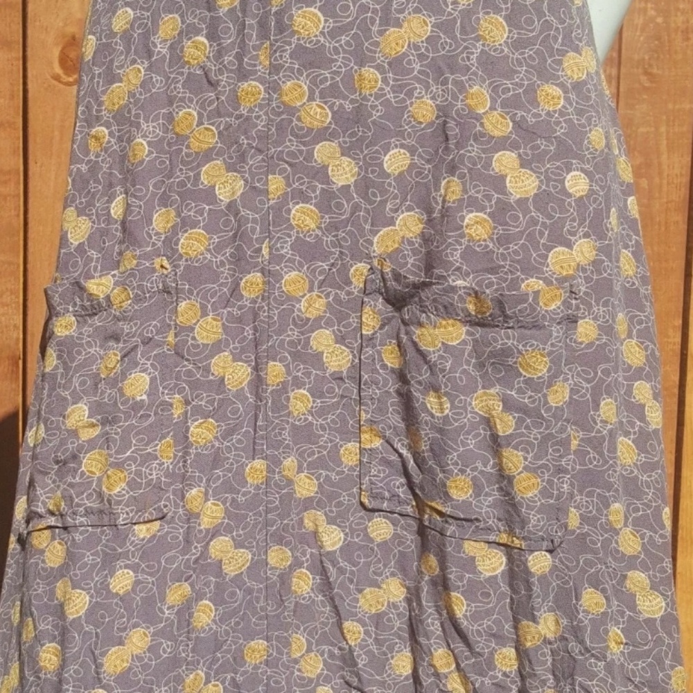 Retro 90's Light Purple Balls of Yarn String Dress - Picture 8 of 8